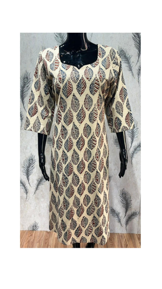 Ajrakh Cotton Handblook Kurta